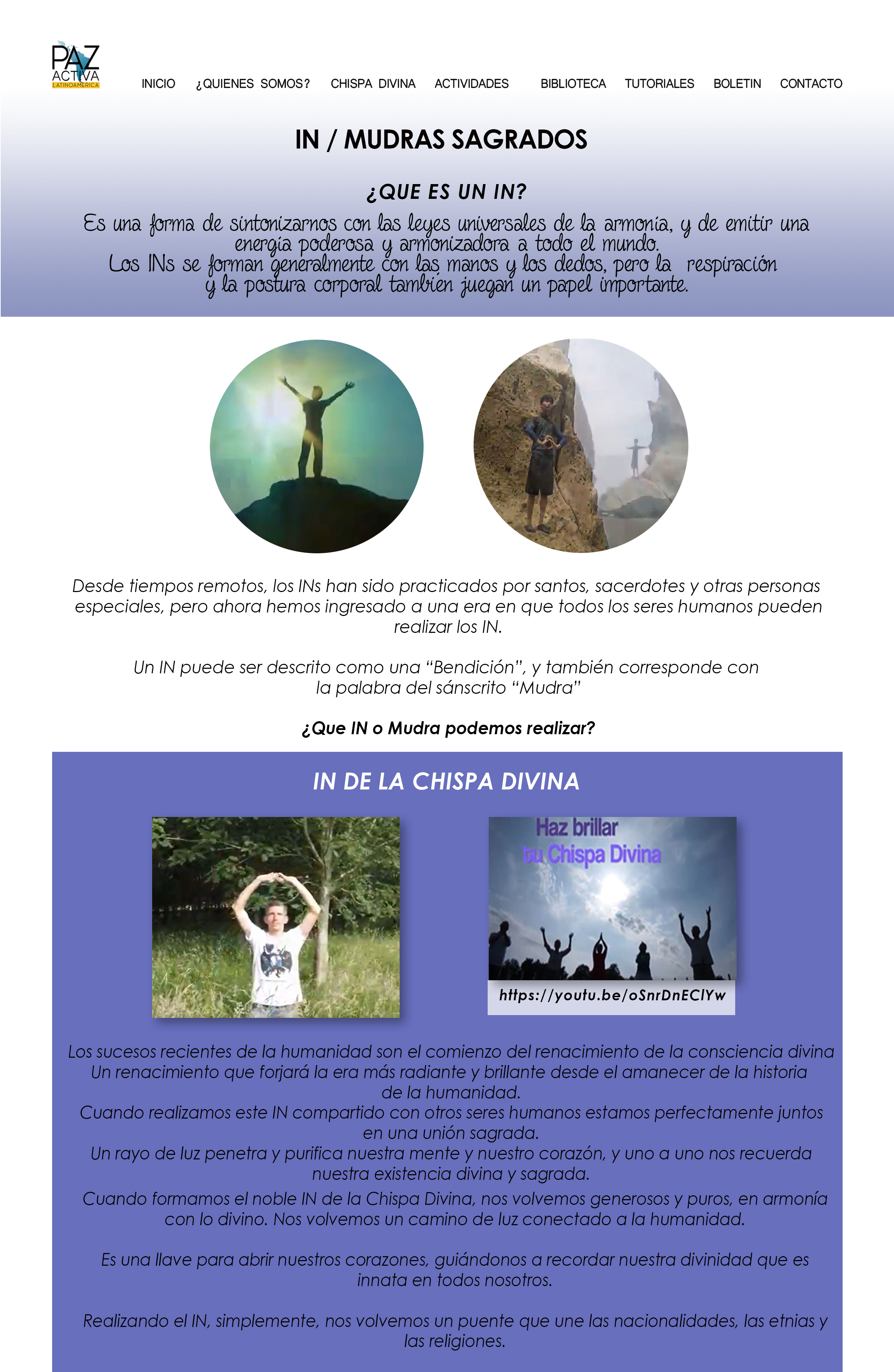 IN / Mudras Sagrados
