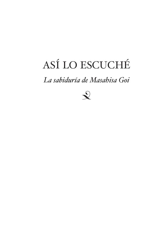 Así lo escuché
